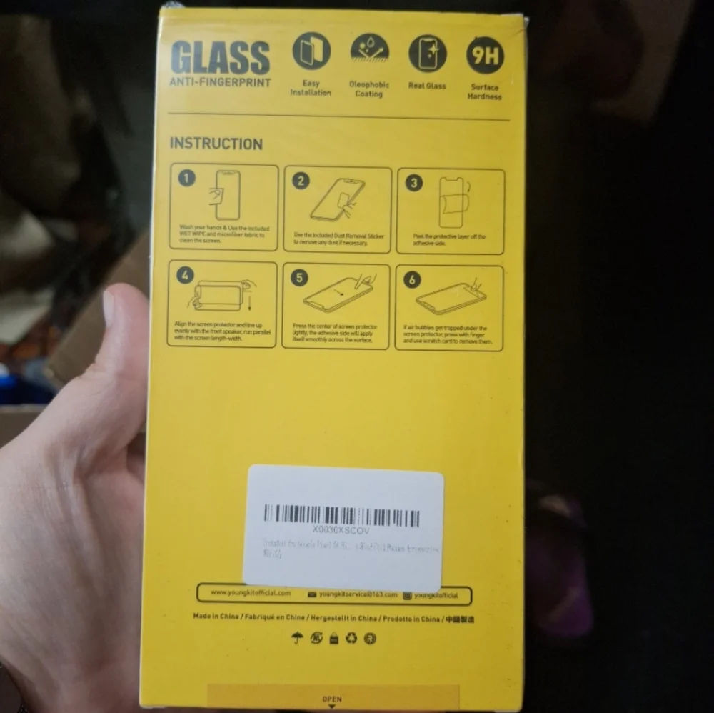 2 boxes Google pixel 5a 5g full coverage glass screen protectors 2 pack